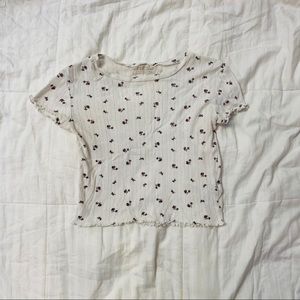 URBAN OUTFITTERS Floral Crop Top
